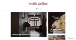 Desktop Screenshot of foodiequebec.com